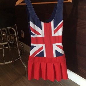 SEXY BRITISH FLAG DRESS